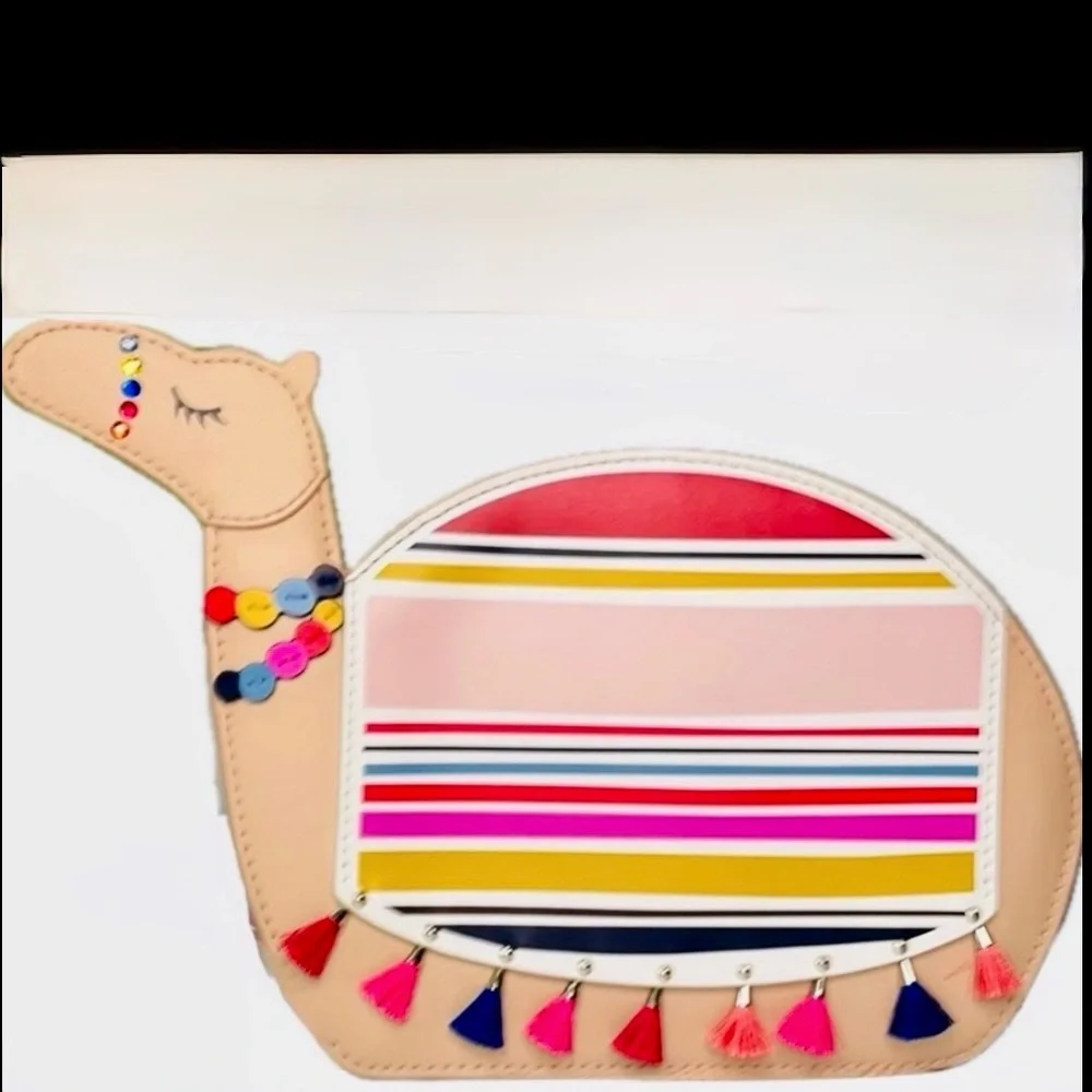 Kate Spade Camel Crossbody Bag - Multicolor - EUC